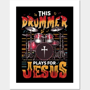 This Drummer Player For Jesus Posters and Art